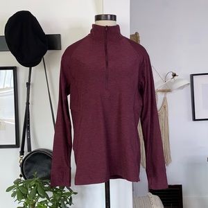 Layer 8 Women's Maroon Half-Zip Sweater